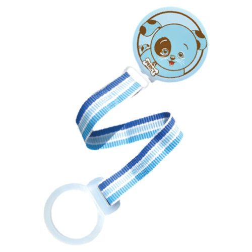 sujetador de chupo   perrito azul