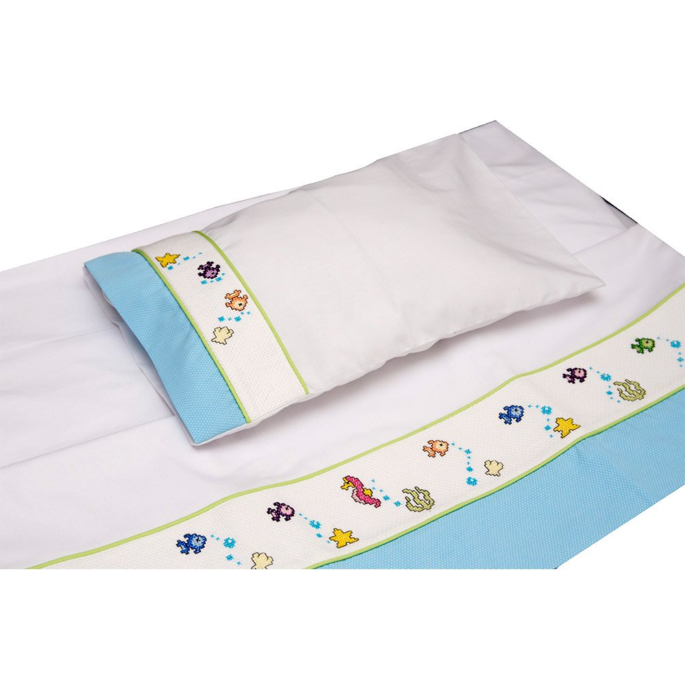 almohada peces aguamarina