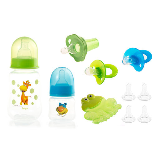 kit accesorios bebe dubon 0  meses verde