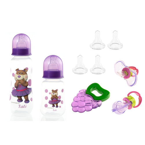 kit accesorios bebe dubon 3  meses morado