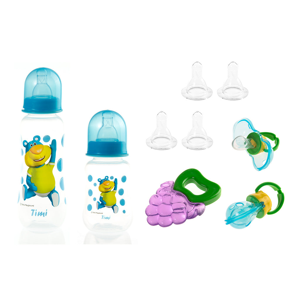 kit accesorios bebe dubon 3  meses azul