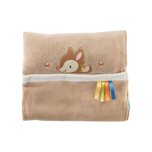 sleeping bag con almohada beige