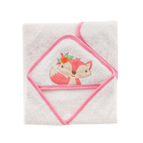 toalla capucha bordada zorrito