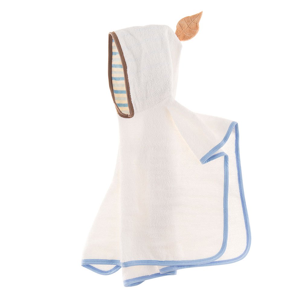 toalla caperuza divertida azul