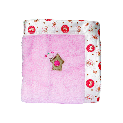 cobija premium rosada beige