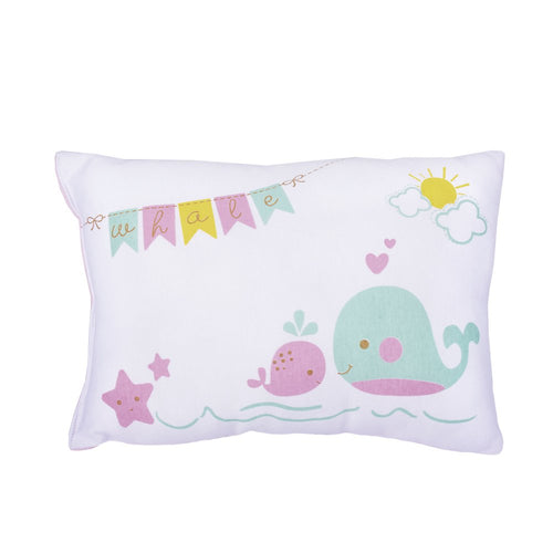 almohada estampada ballena