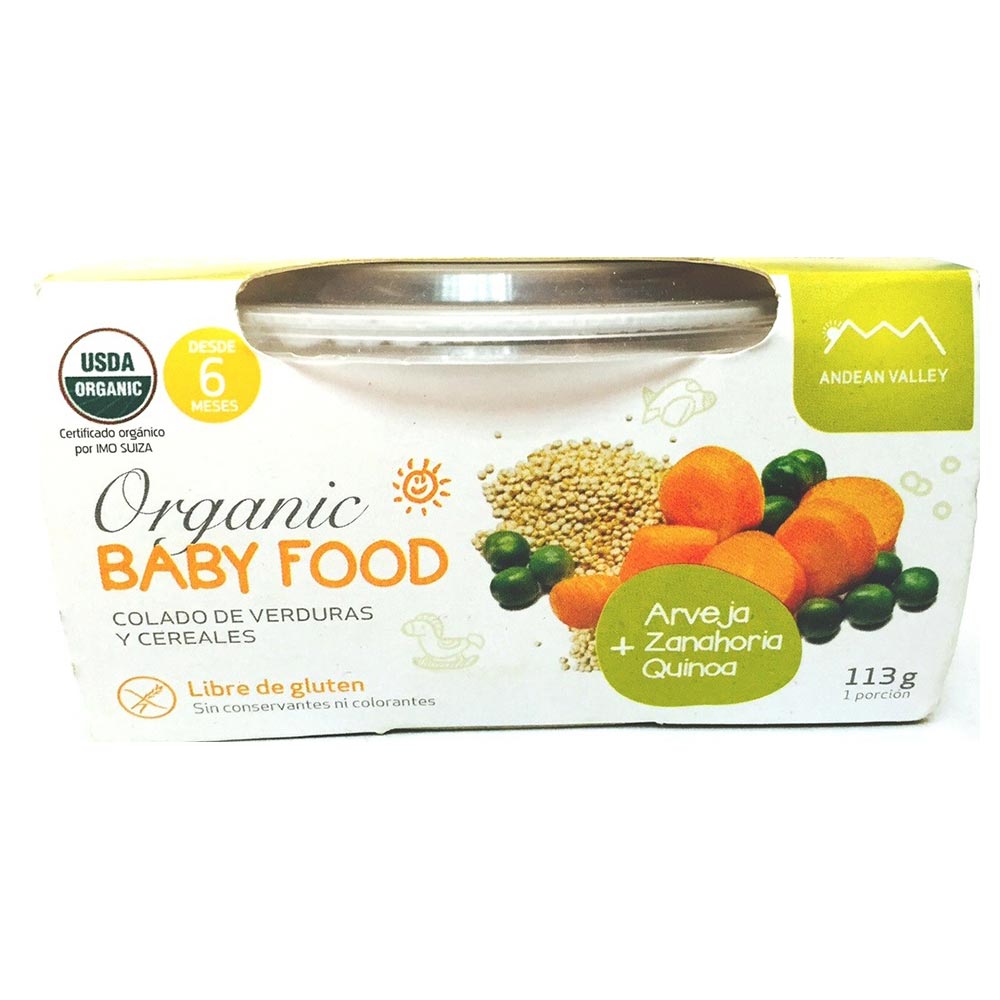 colado arveja  zanahoria y quinoa real