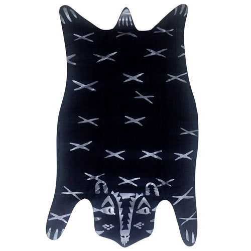 tapete tigre color indigo