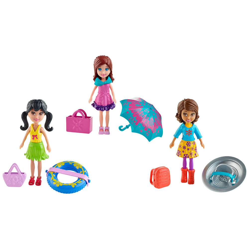 polly pocket muneecas vacaciones