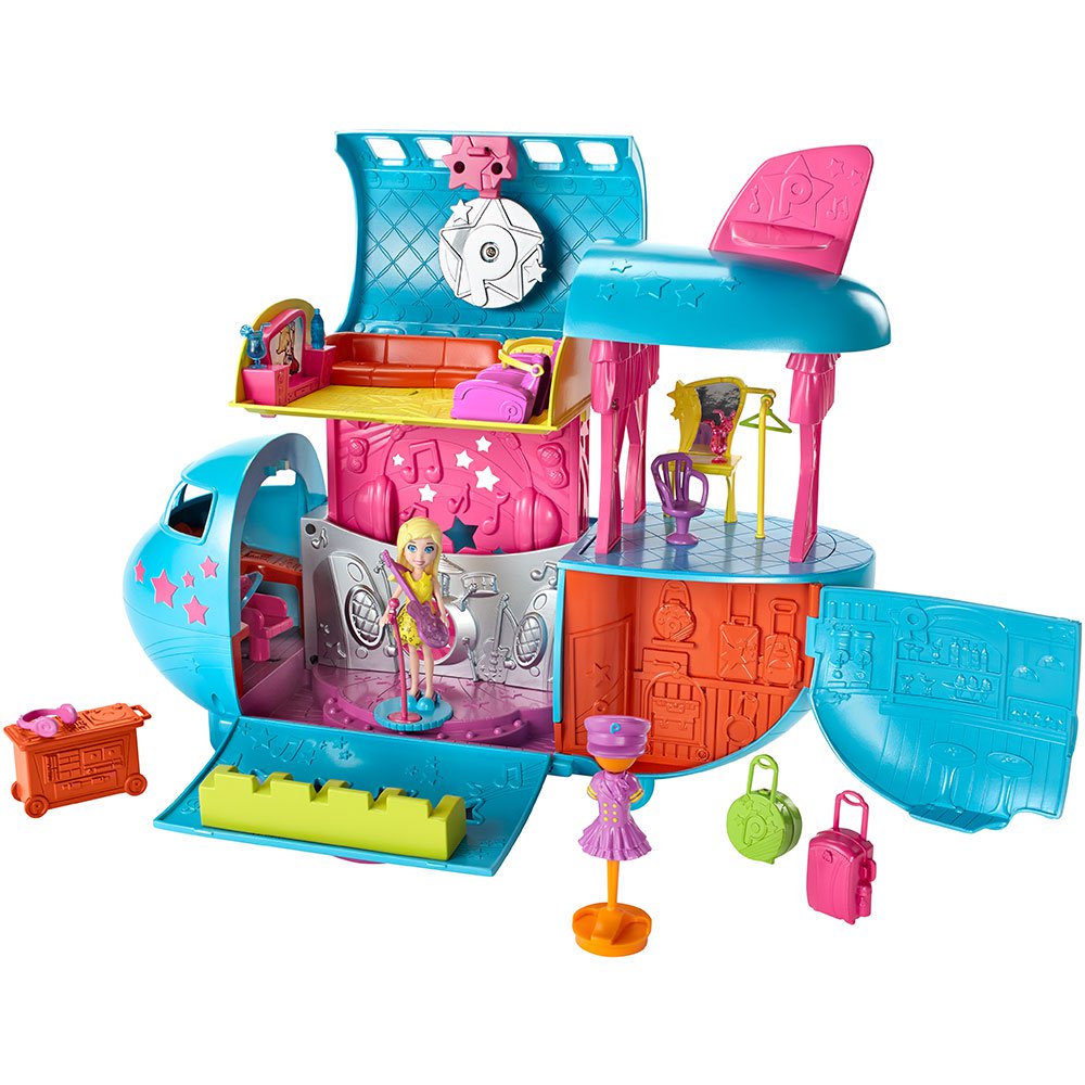 polly pocket jet para la gira de conciertos
