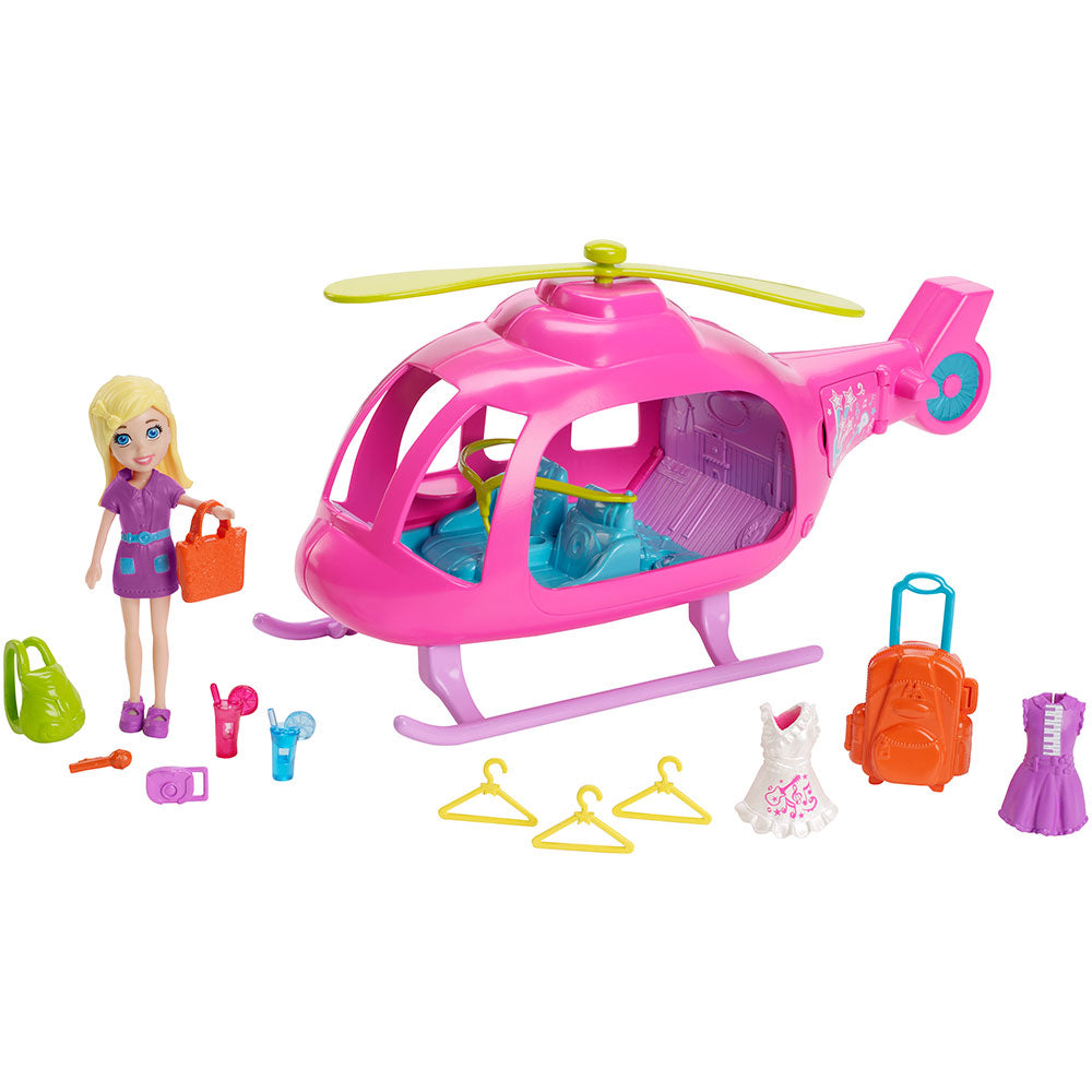 polly pocket helicoptero