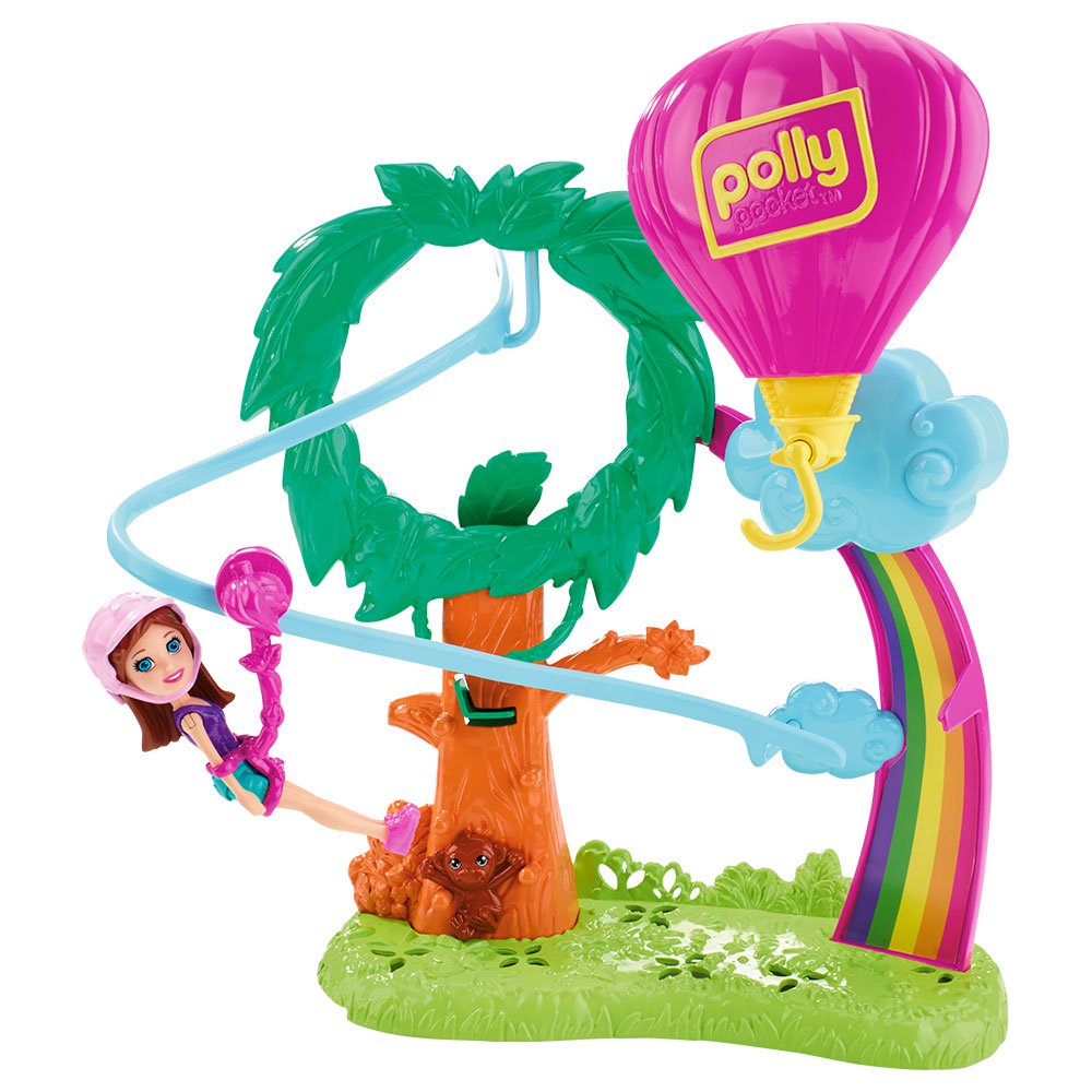 polly pocket safari aventura en globo
