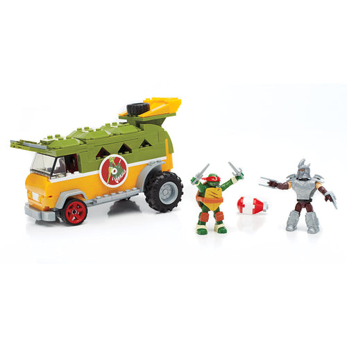 teenage mutant ninja turtles anim camioneta ninja  261 piezas