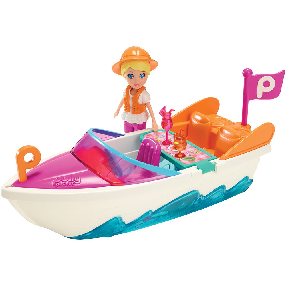 polly pocket  vehiculos aventura   lancha