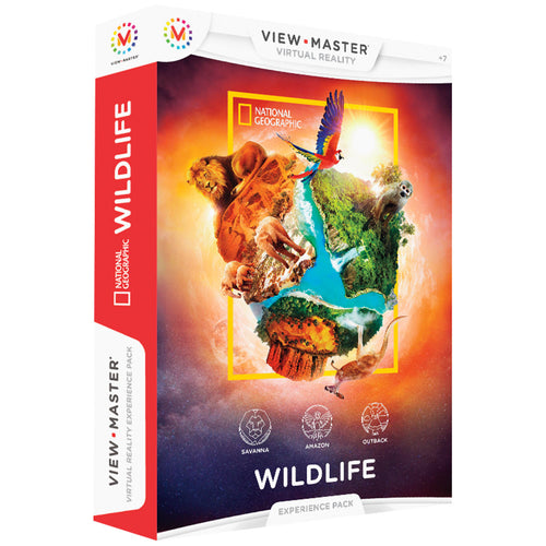 view master realidad virtual kit de experiencia national geographic vida salvaje