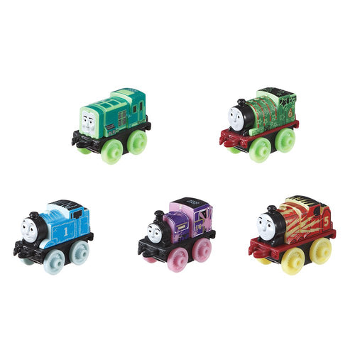 thomas y friends minis locomotoras brillan en la obscuridad