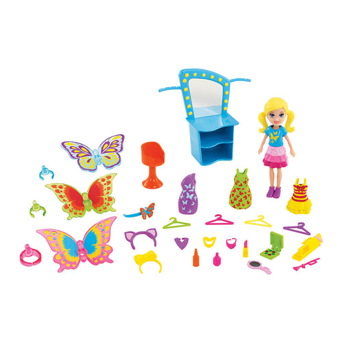 polly pocket  polly modas de mariposa