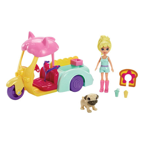 polly pocket  carrito de mascotas