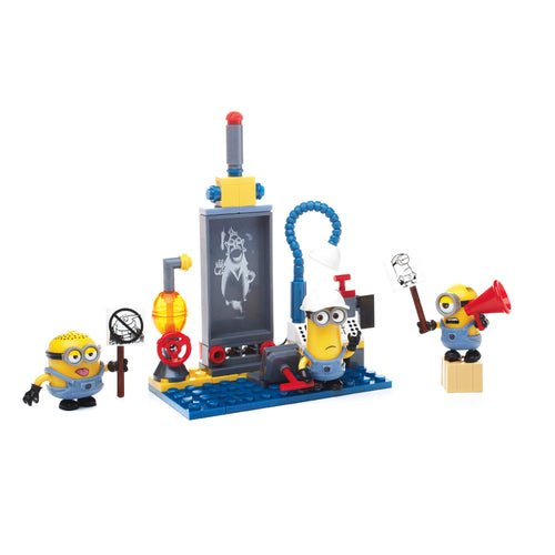 set de minions laboratorio