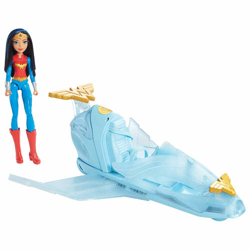 super heroe mujer maravilla jet invisible