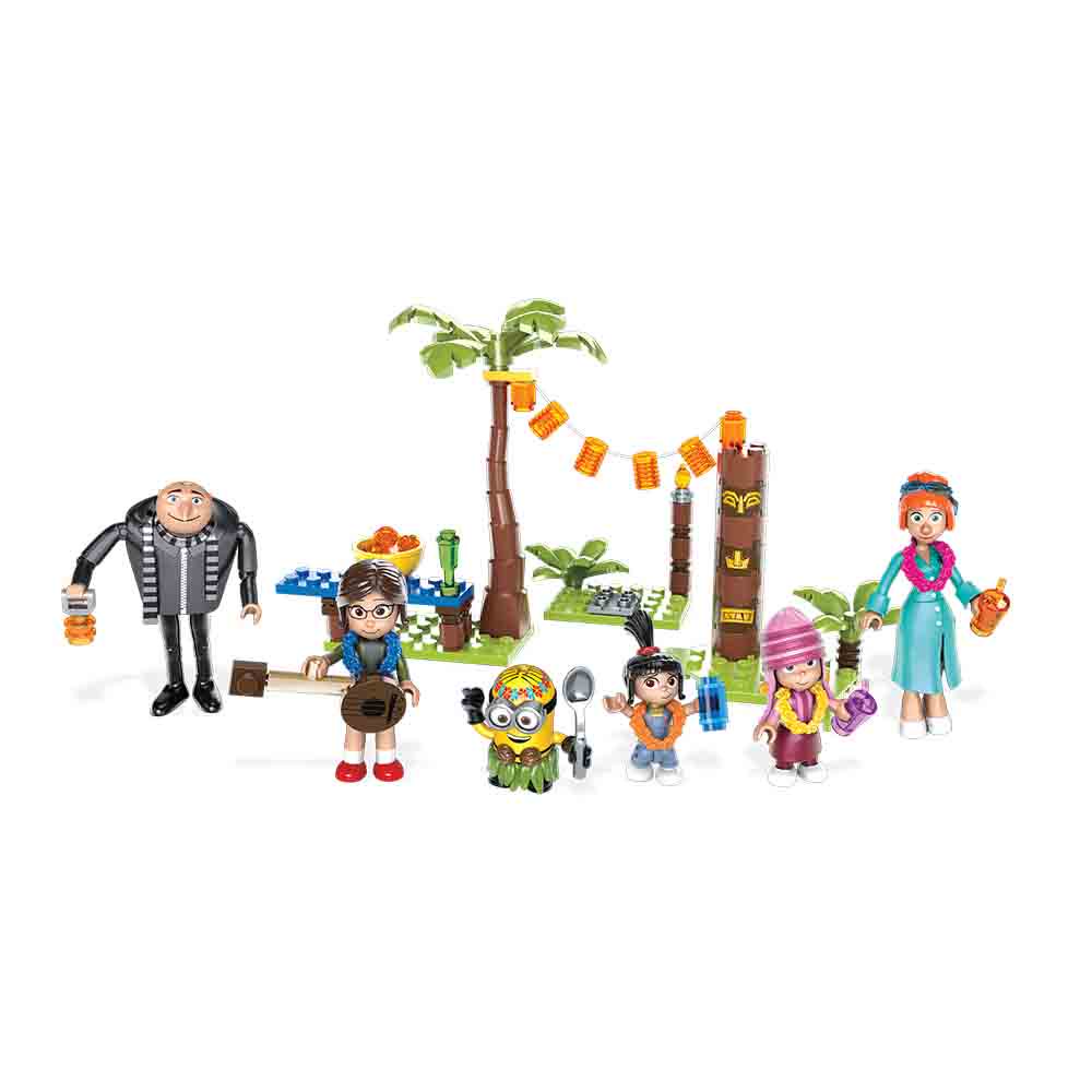 mega blocks set de fiesta minions