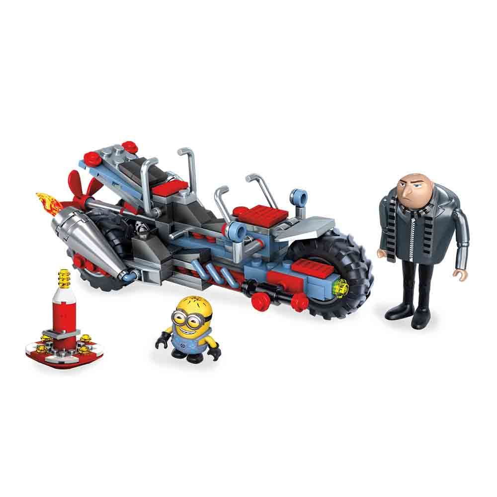 mega bloks motocicleta de gru