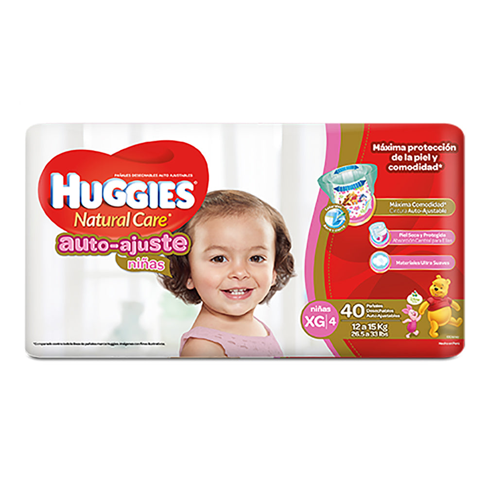etapa 4   40 panales huggies natural care autoajuste   ninas