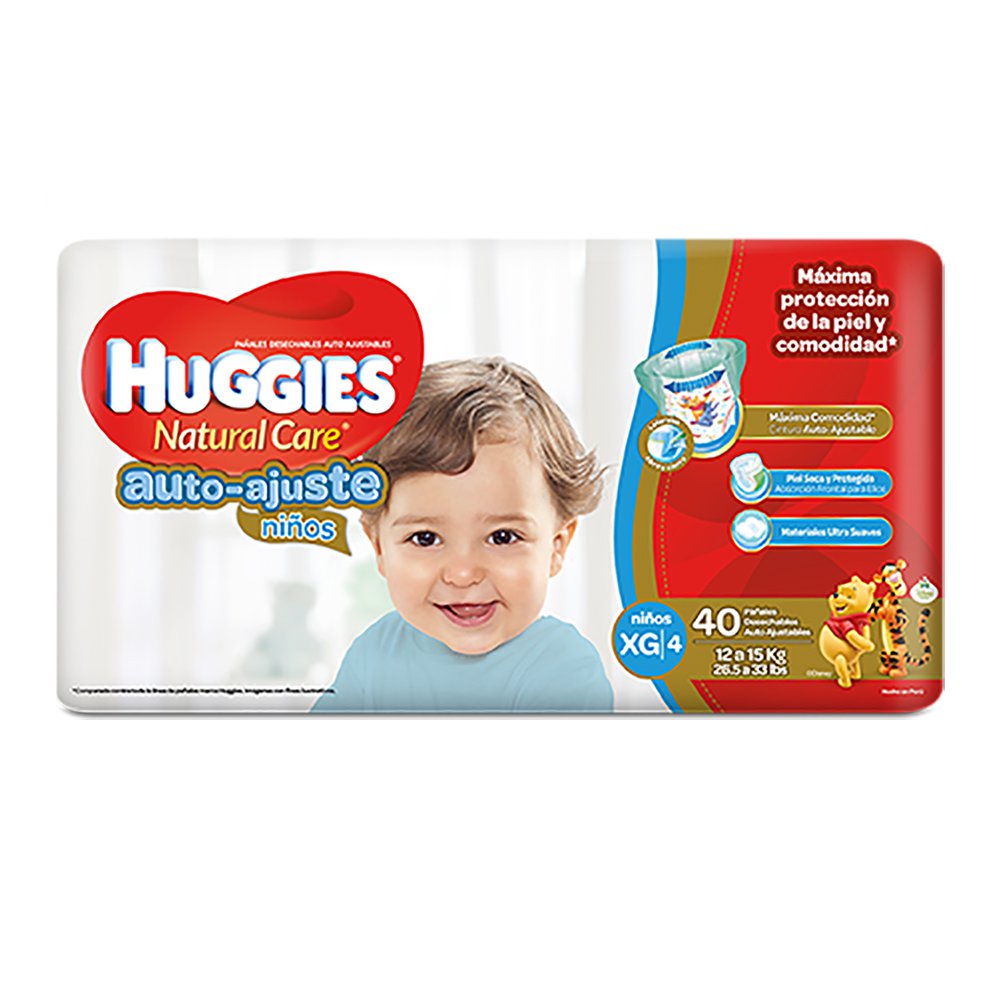 etapa 4   40 panales huggies natural care auto ajuste   ninos