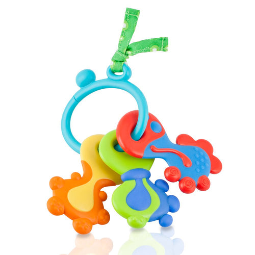 llamadientes nuby llaves cinta en tela