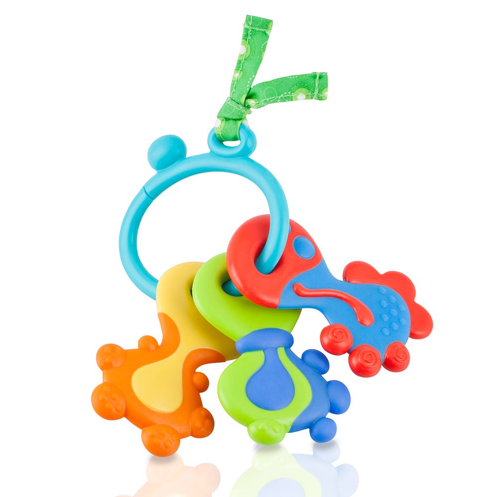 llamadientes nuby llaves cinta en tela