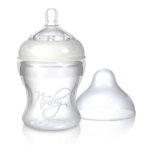 nuby biberon silicona 150ml flujo lento