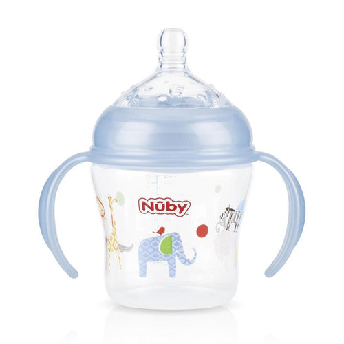 biberon nuby x180ml   azul claro