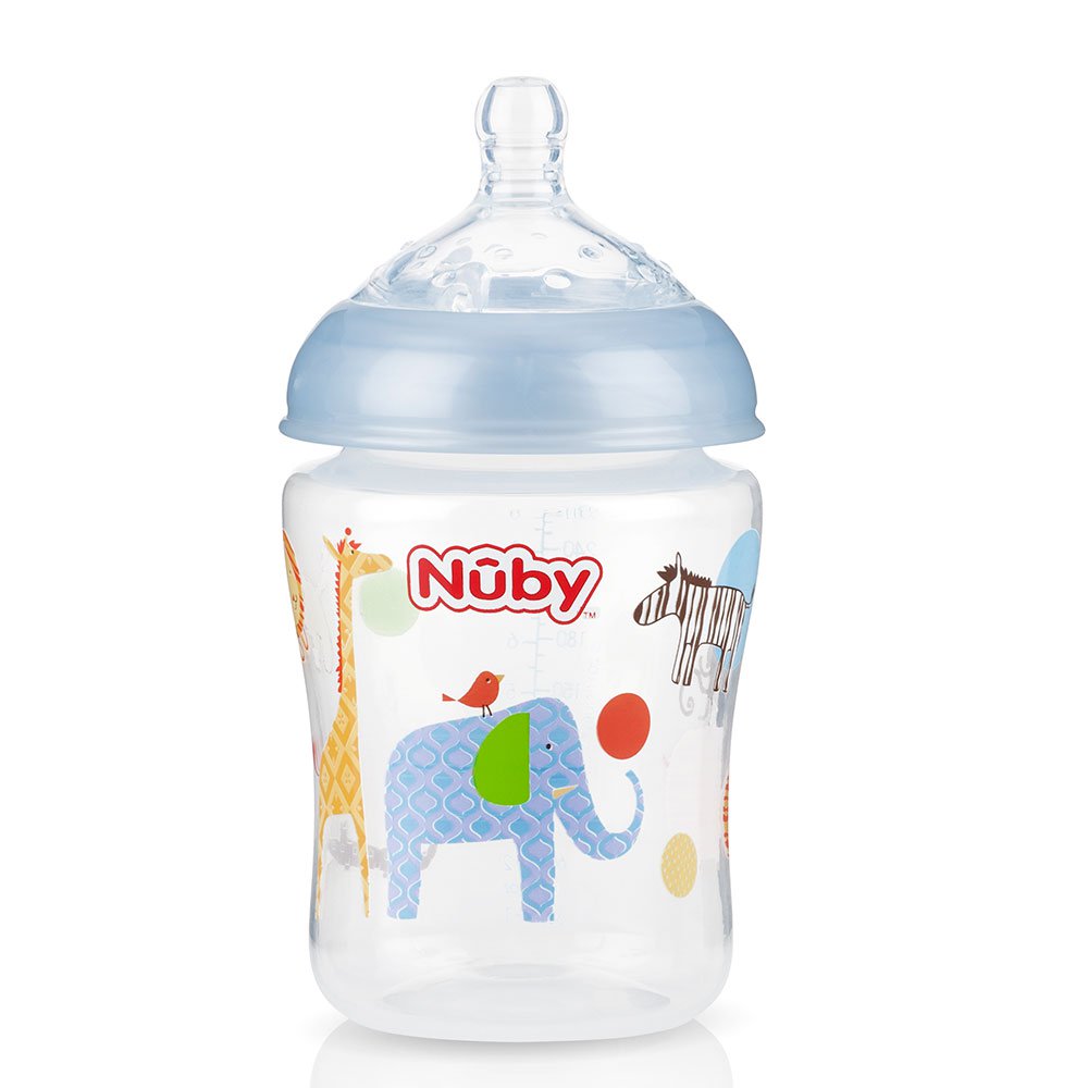 biberon nuby x270ml   azul claro