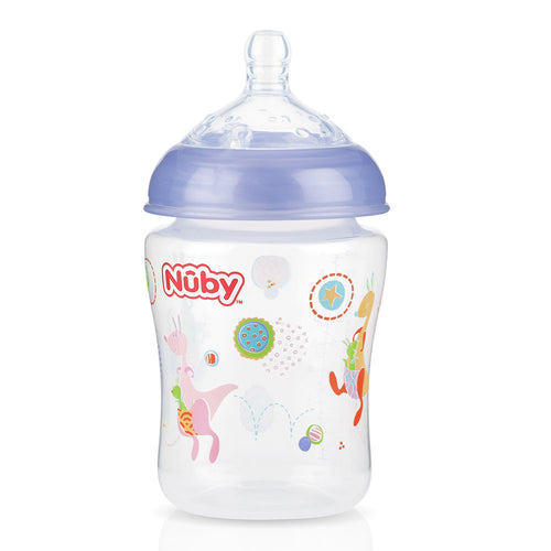 biberon nuby x270ml   azul oscuro
