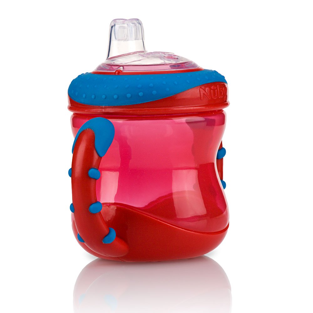 vasop nuby antiderrame con asas x 240ml   rojo