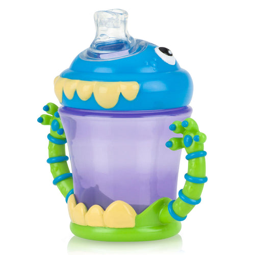 vaso nuby con asas monstruos x 210ml