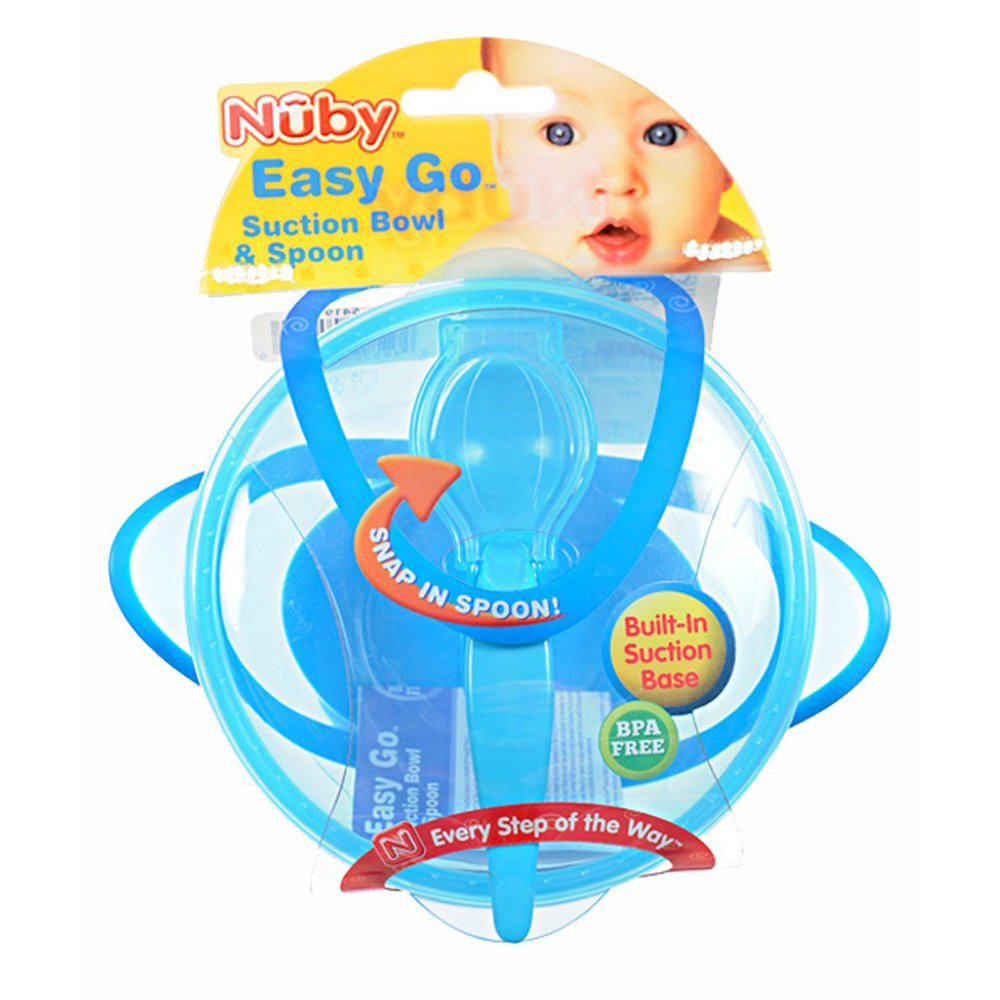 portacomida nuby con cuchara   aguamarina