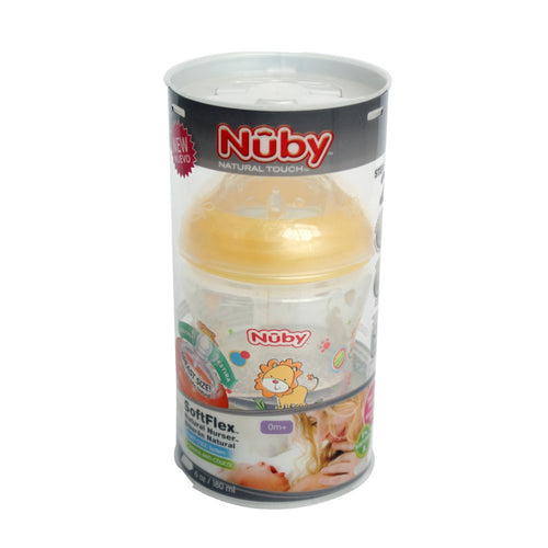 biberon nuby x180ml  naranja