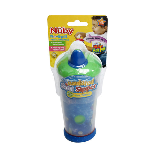 vaso termo antiderrame tapa bisagra x 330ml azul