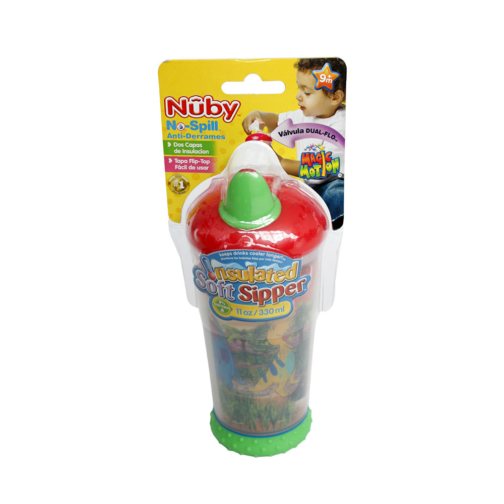 vaso termo antiderrame tapa bisagra x 330ml rojo