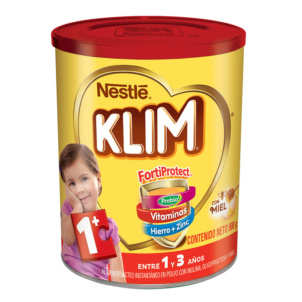 alimento lacteo klim fortiprotect con miel 1    lata 900grs