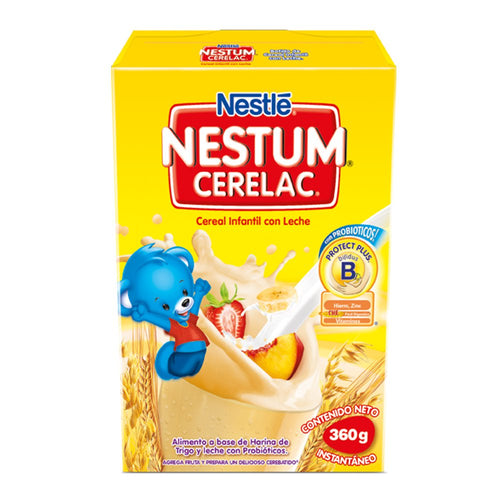 nestum cereal infantil cerelac   360 grs