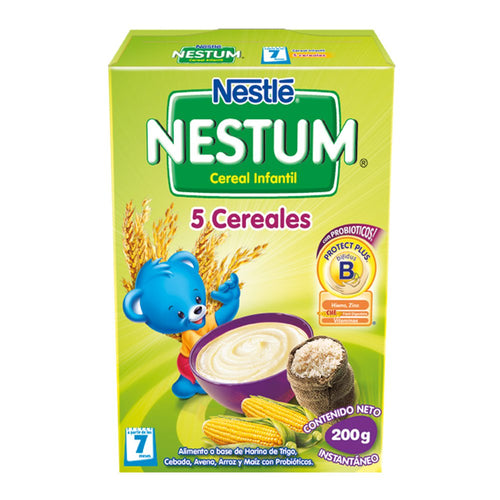 nestum cereal infantil 5 cereales   200 grs