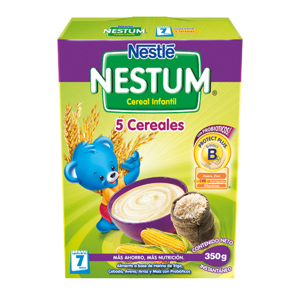 nestum cereal infantil 5 cereales   350 grs