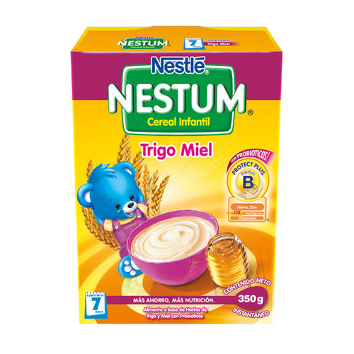 nestum cereal infantil trigo miel   350 grs