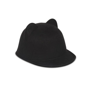 accesorios sombrero  con orejas de gato negro talla 2