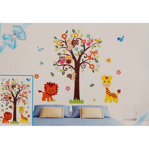 vinilo autoadhesivo   arbol del bosque