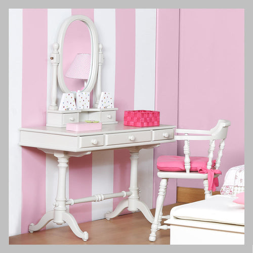 escritorio tocador blanco para ninna