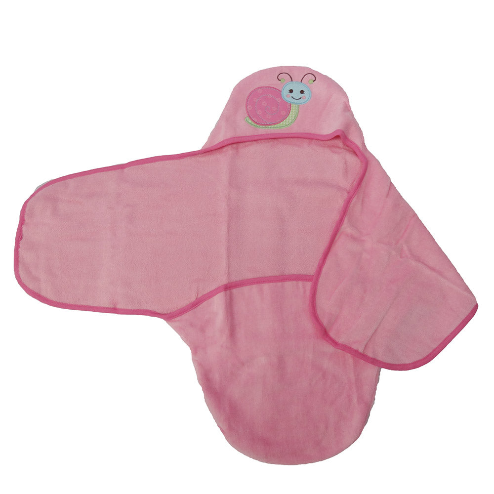 toalla de bano para bebe con capota rosada mifanqi