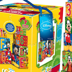 cubos apilables de carton mickey   7 cubos